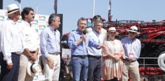 Macri hizo anuncios en el arranque de Expoagro